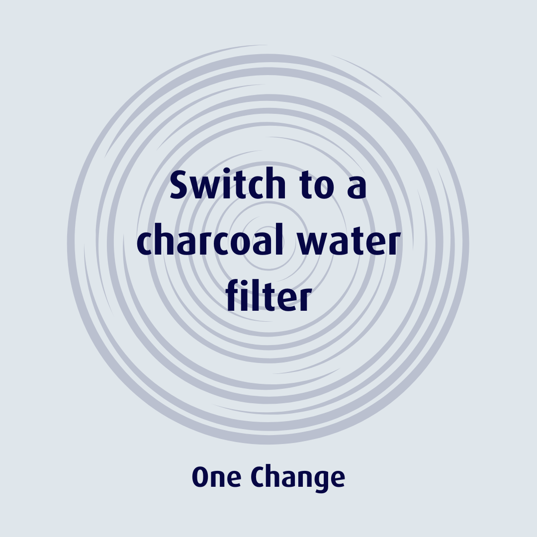 Switch to charcoal in your water filter