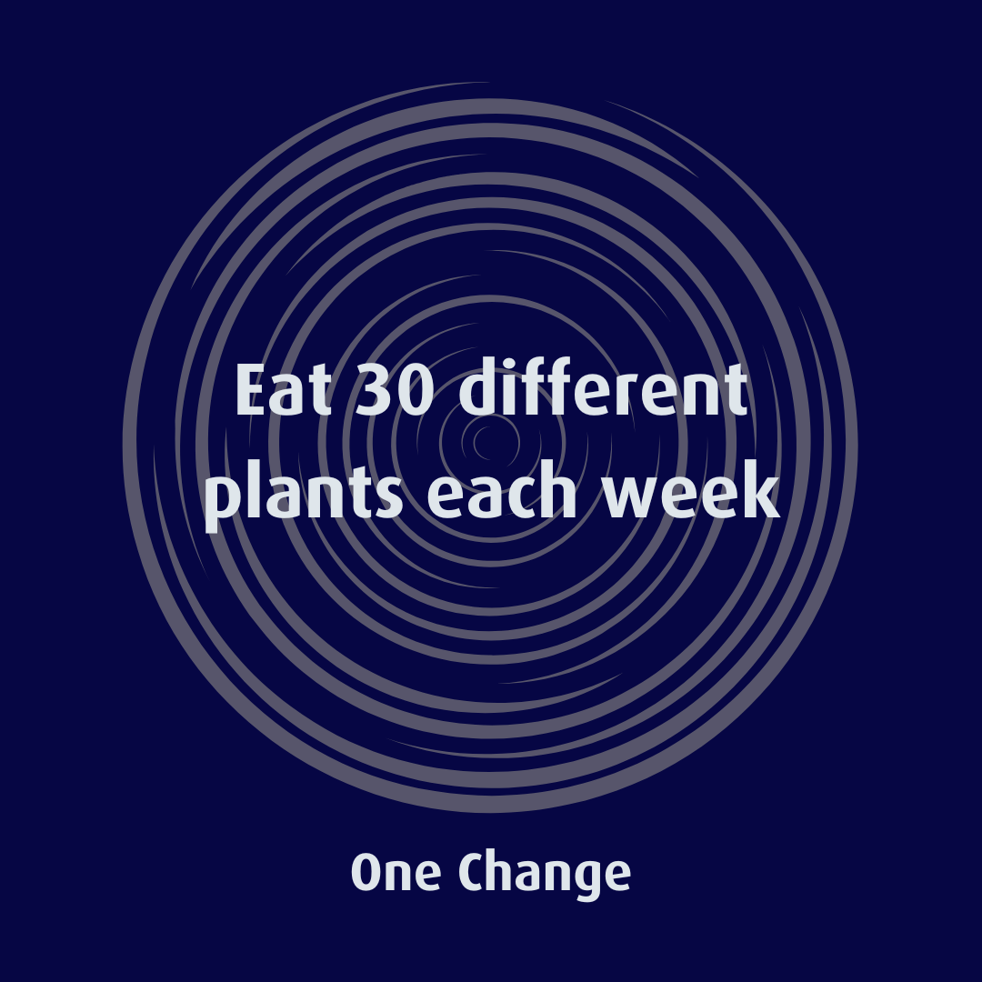 Eat 30 different plants in a week