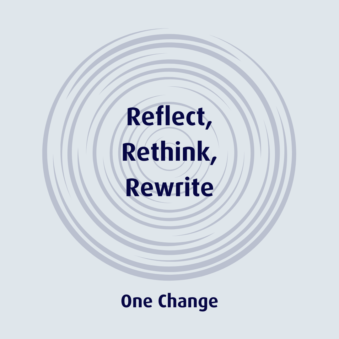 Change Begins Within – Reflect, Rethink, Rewrite